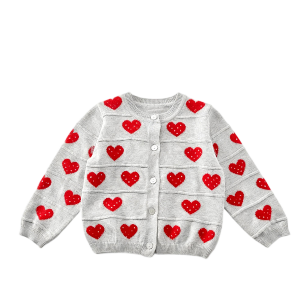 pring Girls 100% Cotton Baby Clothes - Soft Ventilate Jacquard Cardigan for Toddlers